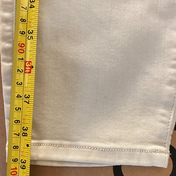 NWT TORRID Denim 16R Skinny Mid-Rise Button Zip Fly Cream Plus Jegging Jeans - Picture 10 of 12